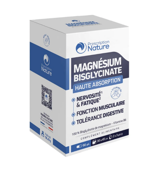 PRESCRIPTION NATURE MAGNESIUM BISGLYCINATE HIGH ABSORPTION